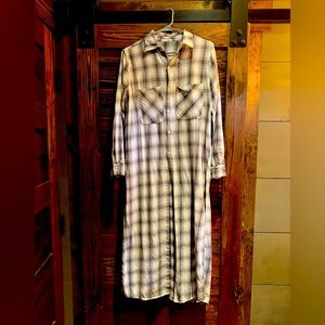 CP Shades x Free People maxi dress with front slit. Like new